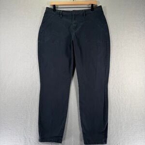 Banana Republic Women's Black‎ Utility Pants Trousers Size 12 Pockets